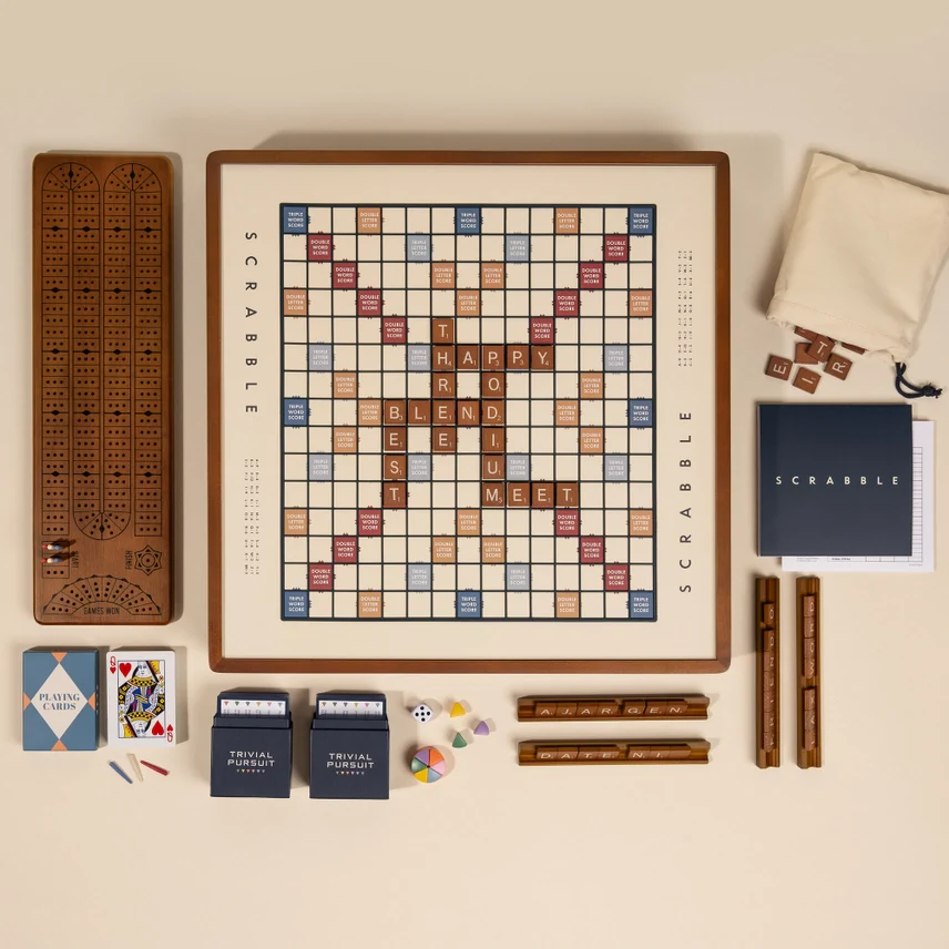 3-IN-1: SCRABBLE, TRIVIAL PURSUIT, & CRIBBAGE - Image 2