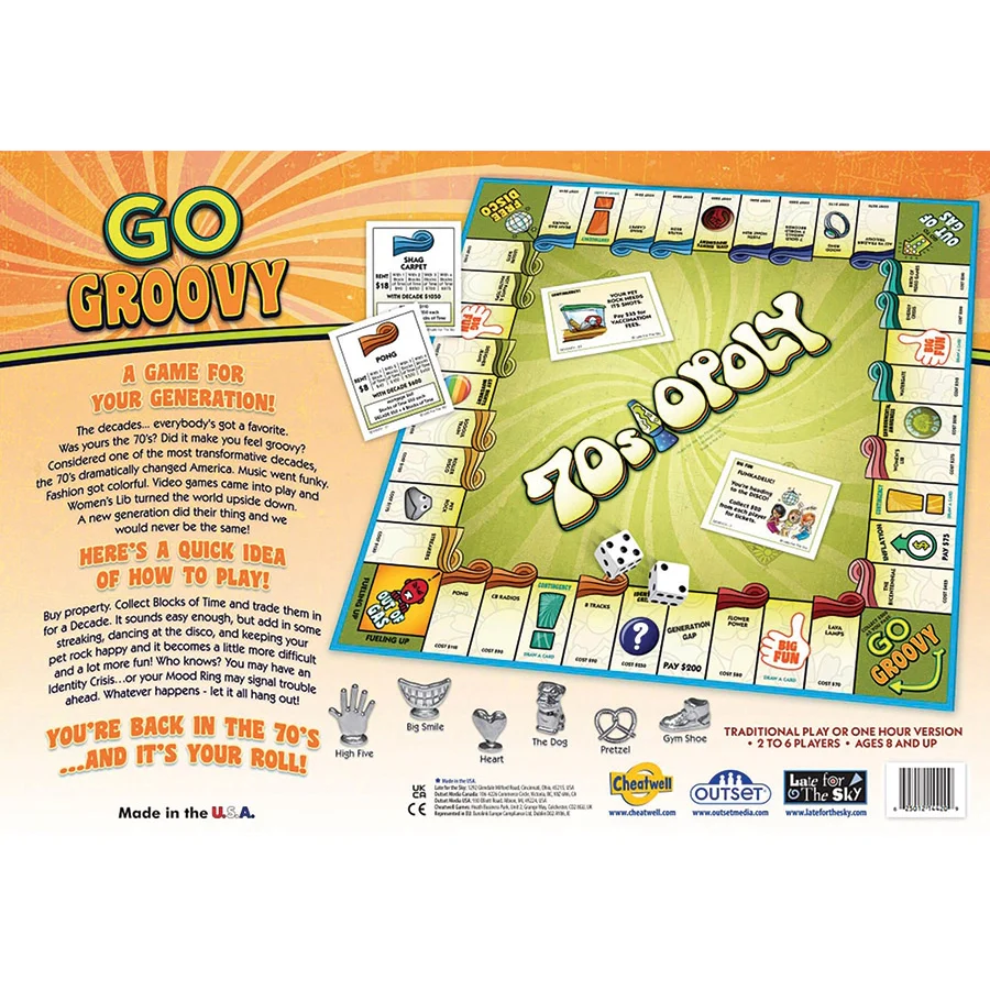 70s-OPOLY BOARD GAME - Image 3