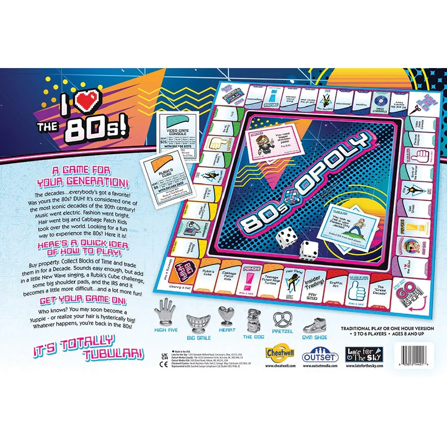 80s-OPOLY BOARD GAME - Image 3