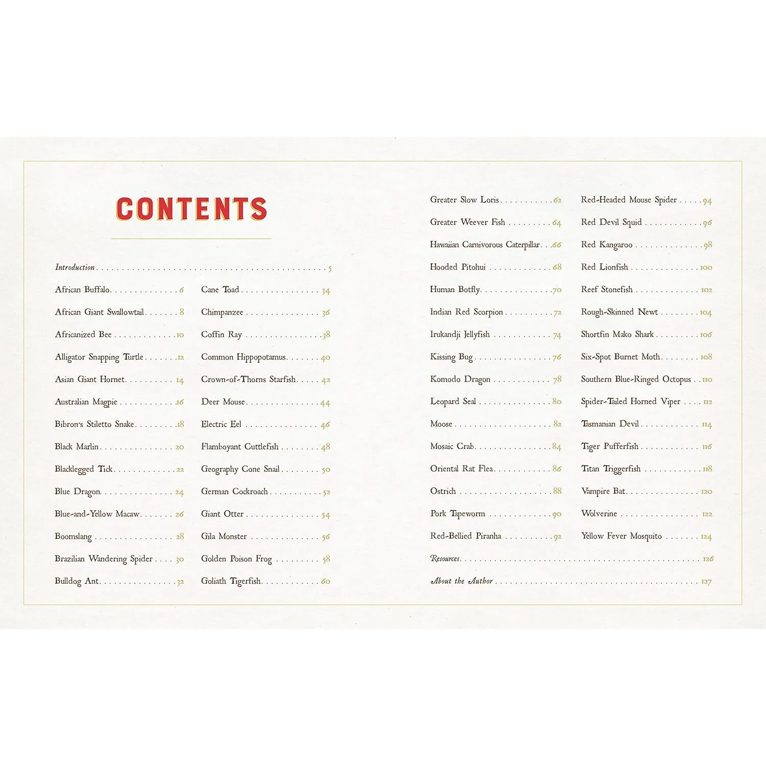 A CURIOUS COLLECTION OF DANGEROUS CREATURES: AN ILLUSTRATED ENCYCLOPEDIA BY SAMI BAYLY - Image 2