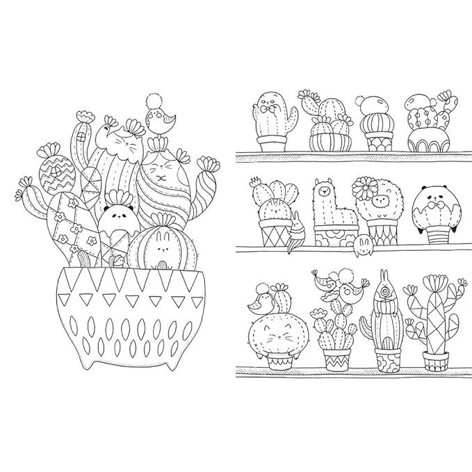 A MILLION CUTE ANIMALS: ADORABLE ANIMALS TO COLOR - Image 2