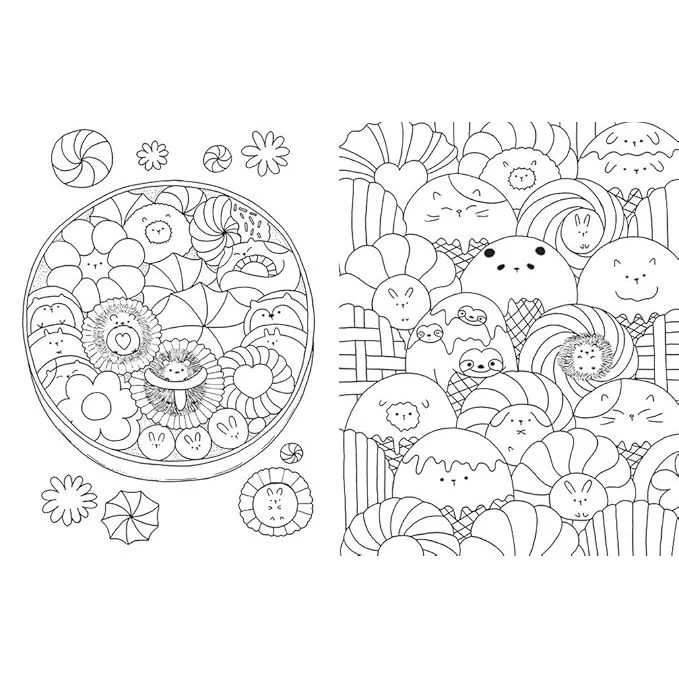 A MILLION CUTE ANIMALS: ADORABLE ANIMALS TO COLOR - Image 3