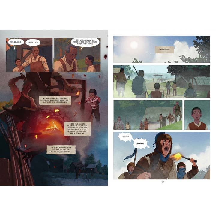 A WIZARD OF EARTHSEA GRAPHIC NOVEL BY URSULA K. LE GUIN AND ILLUSTRATED BY FRED FORDHAM - Image 4