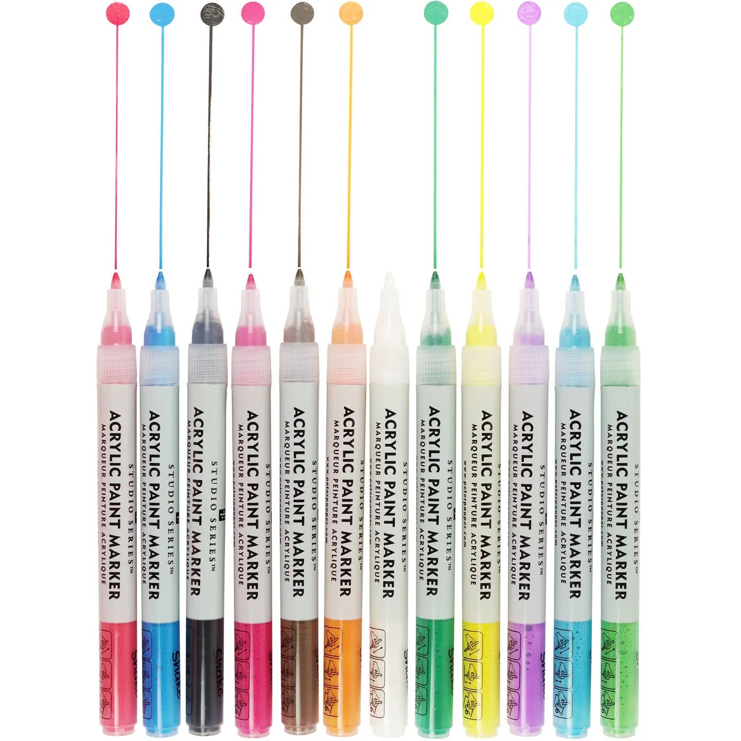 ACRYLIC PAINT MARKER SET