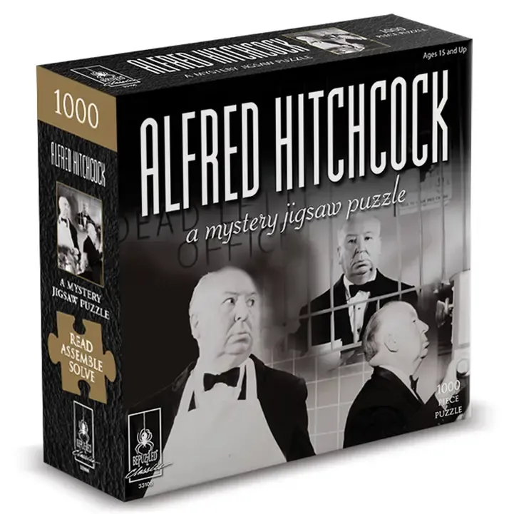 ALFRED HITCHCOCK CLASSIC MYSTERY 1000 PIECE JIGSAW PUZZLE