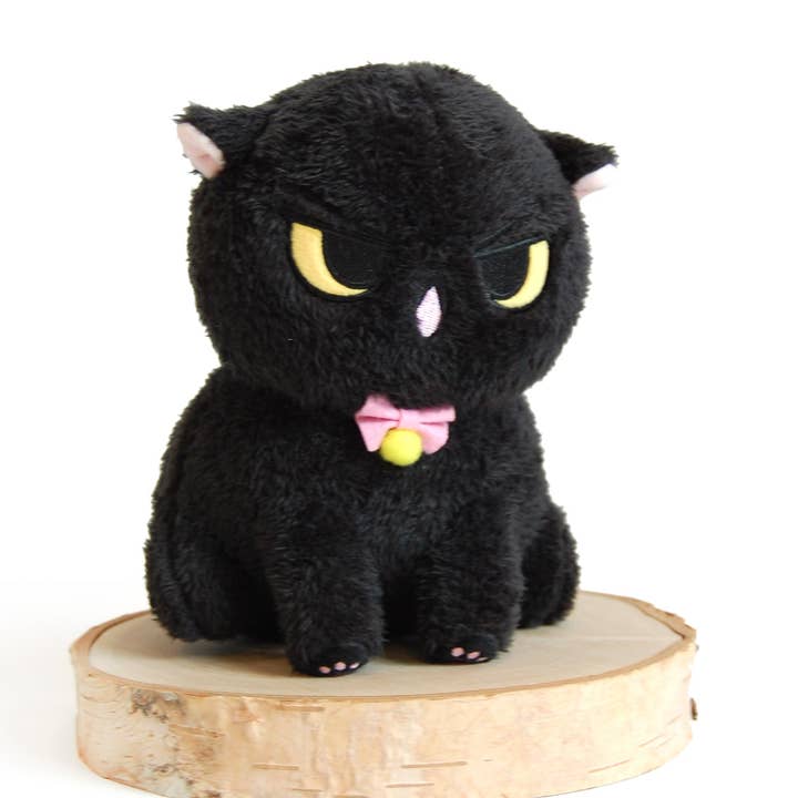 ANGRY CAT PLUSH: FUZZY BLACK VOID - Image 2