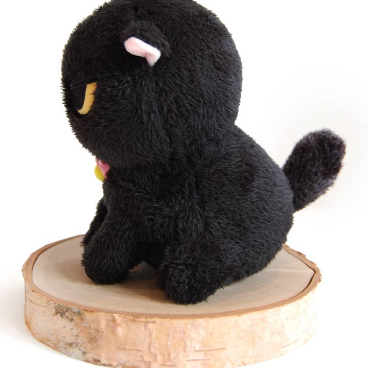 ANGRY CAT PLUSH: FUZZY BLACK VOID - Image 3
