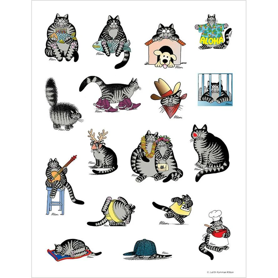 B. KLIBAN CAT STICKER BOOK - Image 2