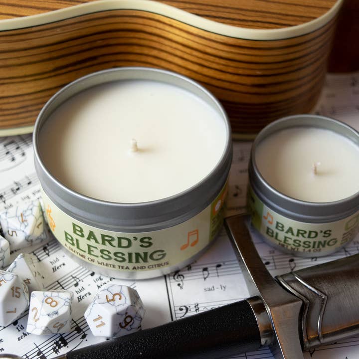 BARD'S BLESSING 8oz GAMING CANDLE - Image 2
