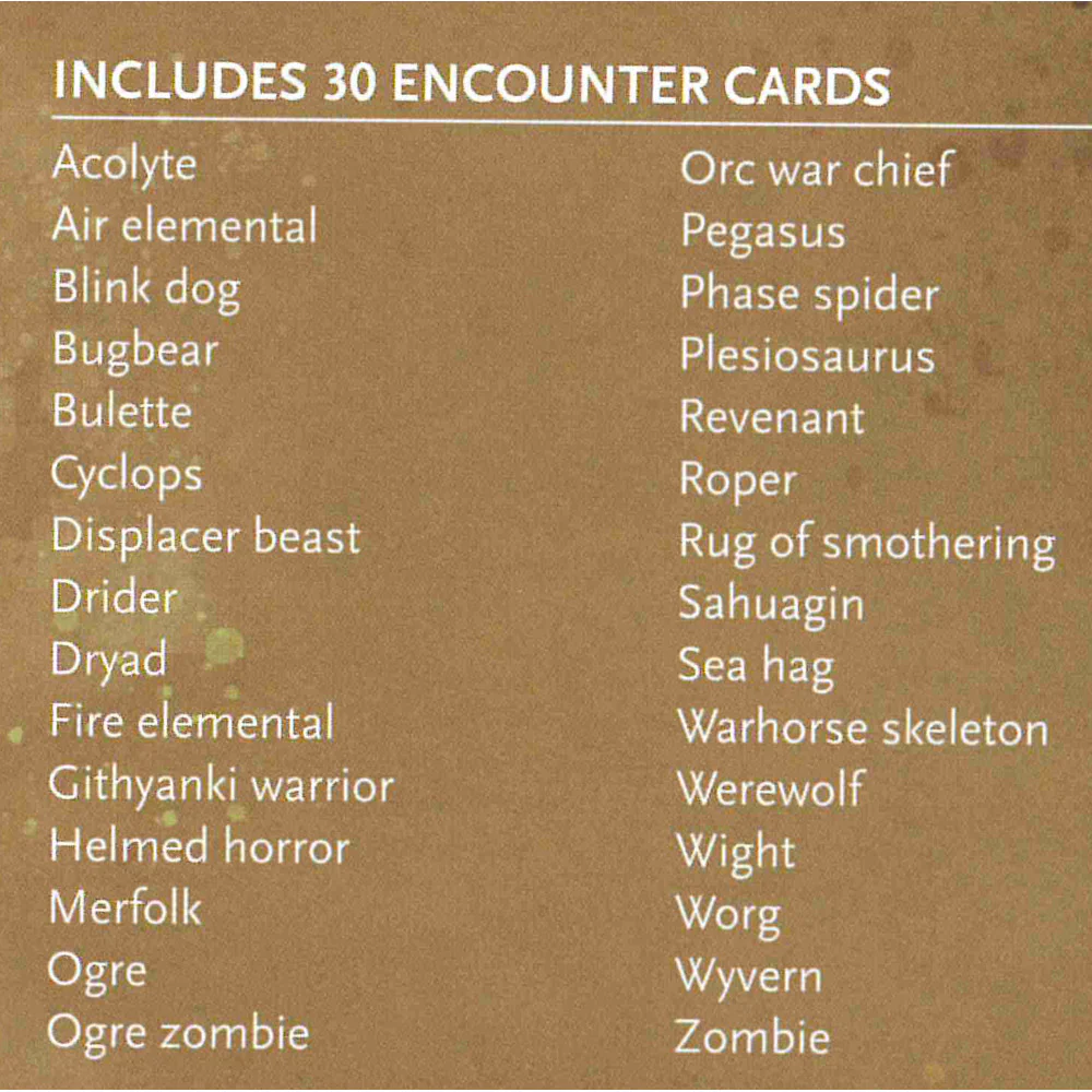 BEADLE & GRIMM ENCOUNTER CARDS 0-6 SET 2 - Image 2