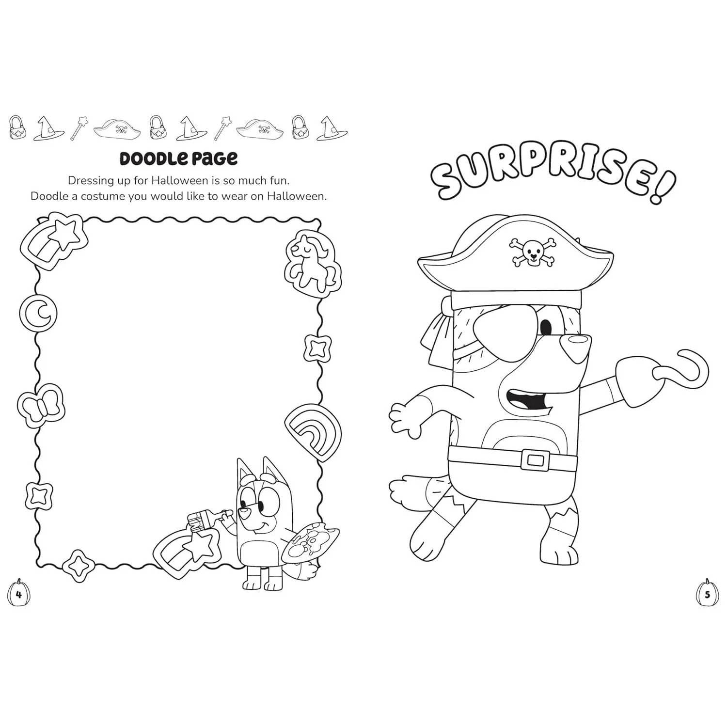 BLUEY HAPPY HALLOWEEN ACTIVITY BOOK (WITH CRAYONS!) - Image 4
