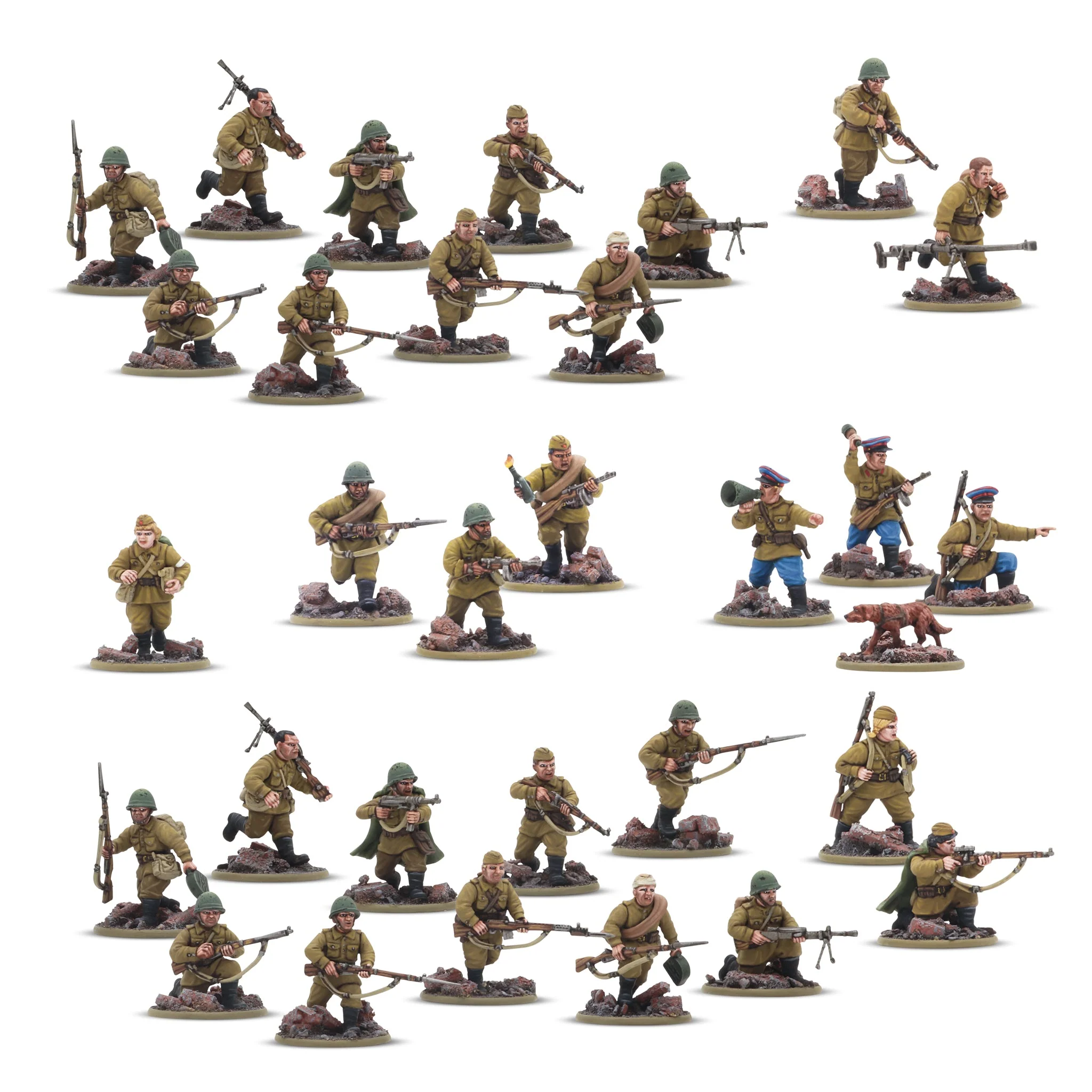 BOLT ACTION SOVIET ARMY INFANTRY PLATOON - Image 2