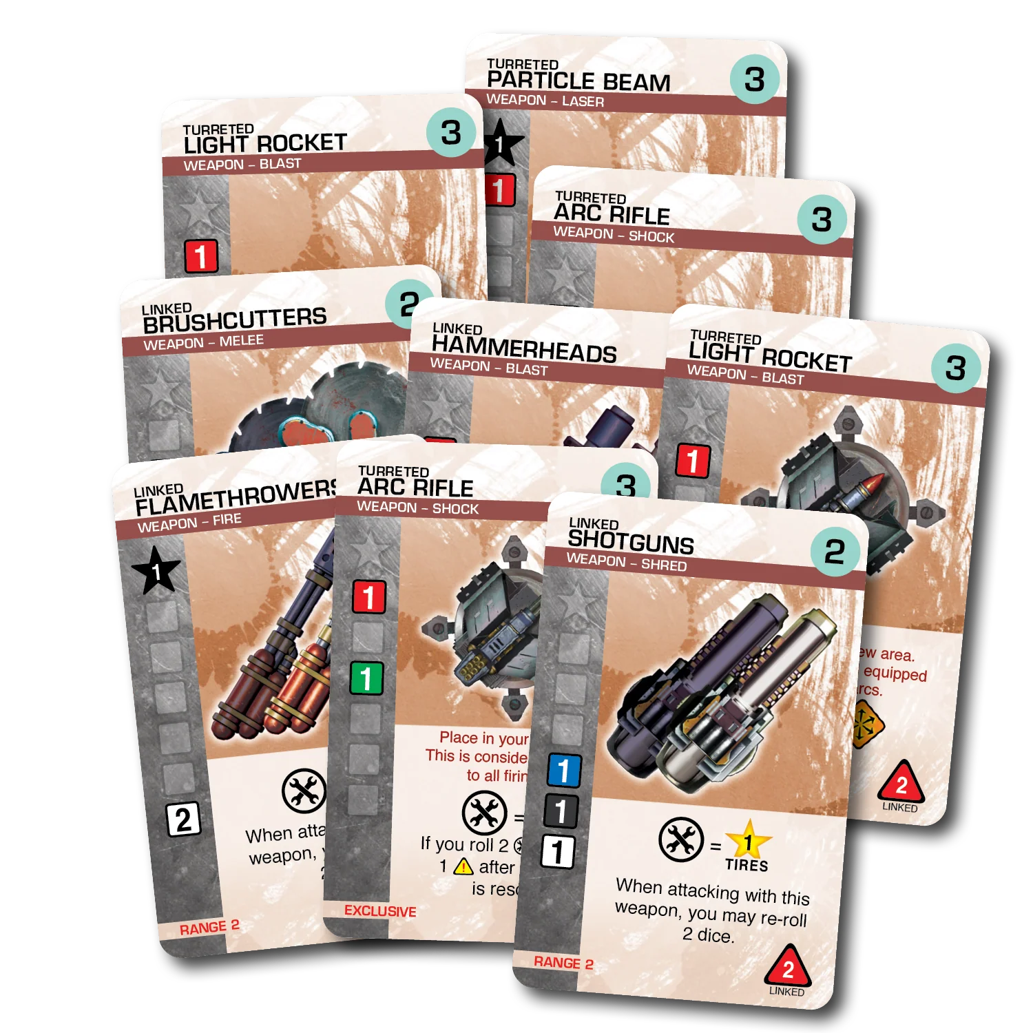 CAR WARS 6E LINKED WEAPONS PACK