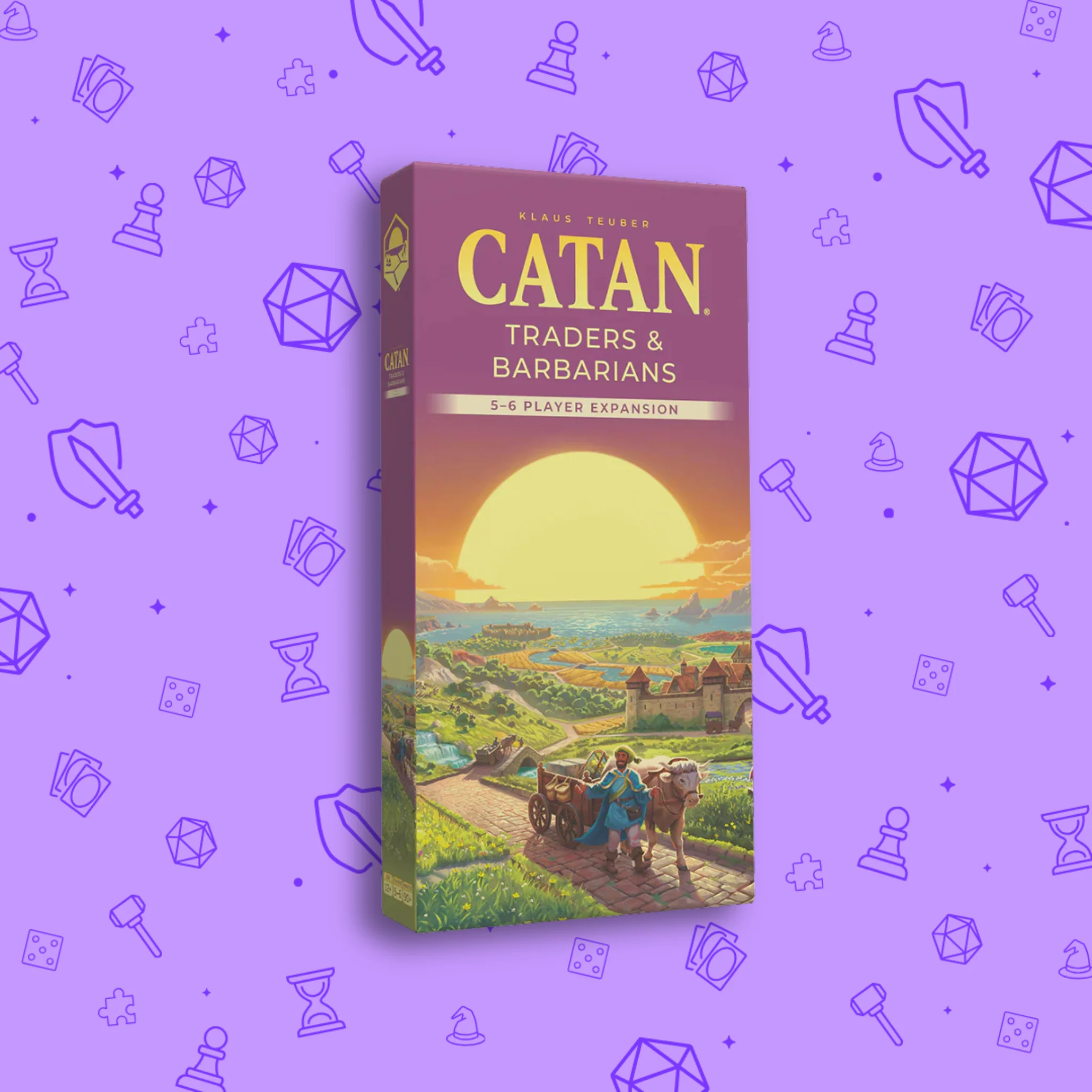CATAN 6E TRADERS & BARBARIANS 5-6 PLAYER EXPANSION