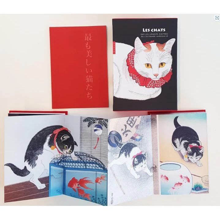 CATS OF JAPAN: WOODBLOCK PRINTS BY HOKUSAI, HIROSHIGE, AND OTHER ARTISTS - Image 2