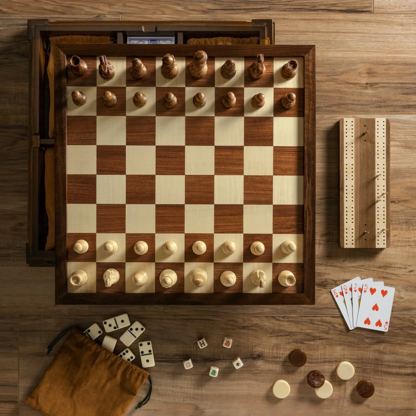 CHESS SEVEN IN ONE HEIRLOOM EDITION