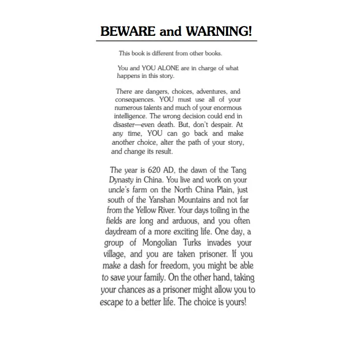 CHOOSE YOUR OWN ADVENTURE: CHINESE DRAGONS BY R. A. MONTGOMERY - Image 2