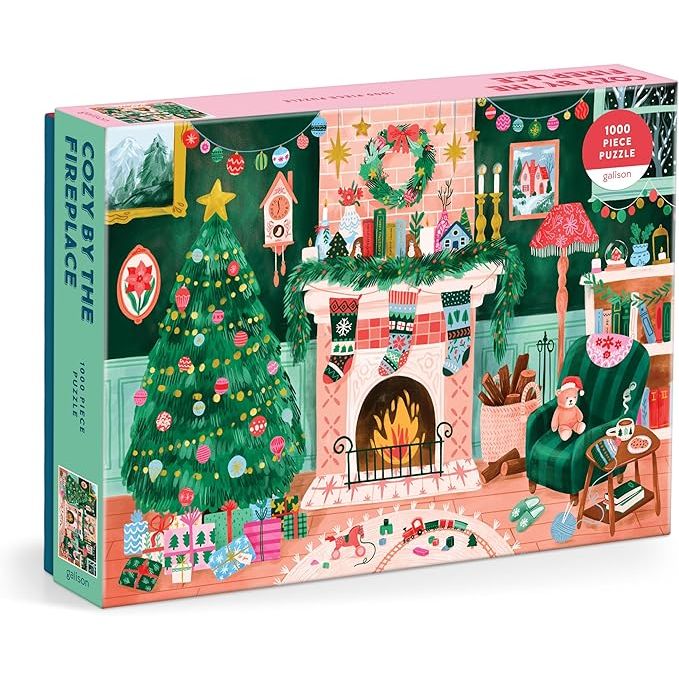 COZY BY THE FIREPLACE 1000PC PUZZLE
