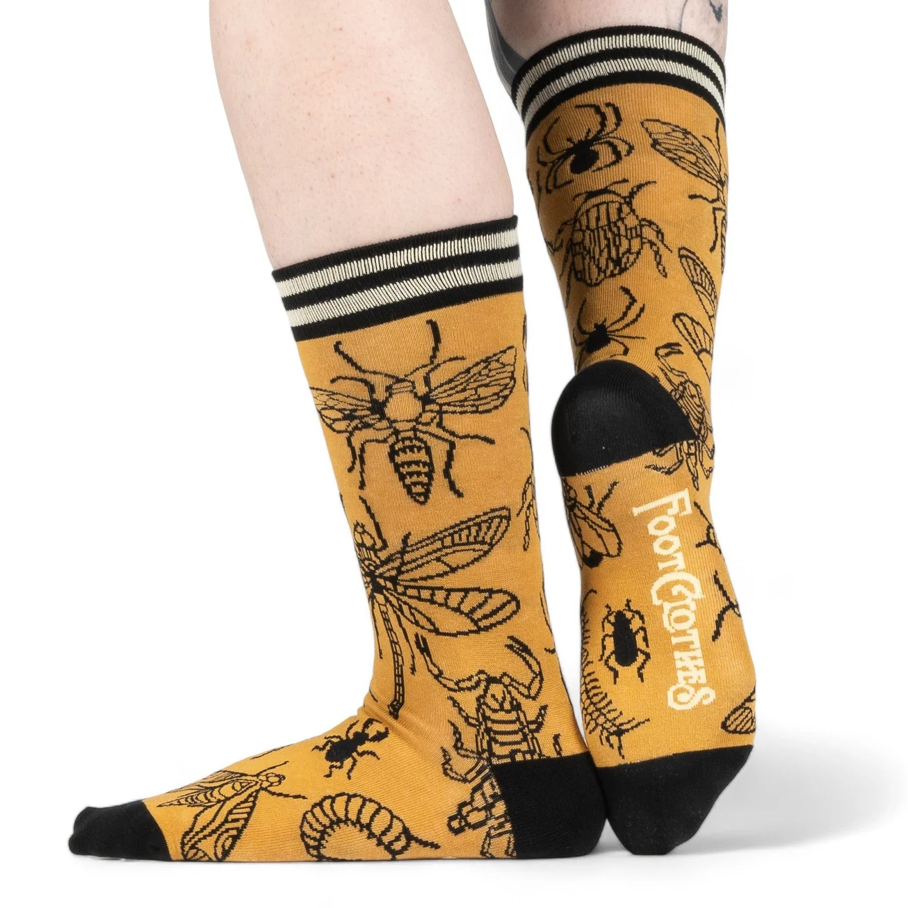 CREEPY CRAWLIES CREW SOCKS BY FOOTCLOTHES - Image 3