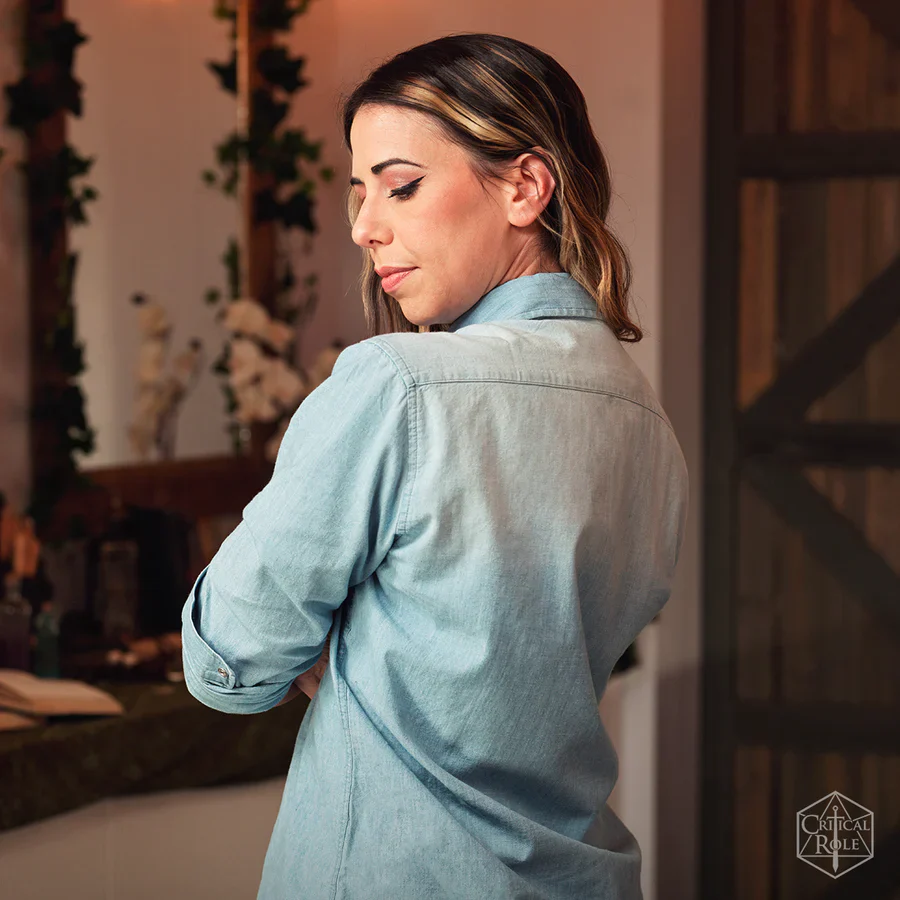 CRITICAL ROLE BELLS HELLS COLLECTION: IMOGEN TEMULT DENIM SHIRT - Image 2