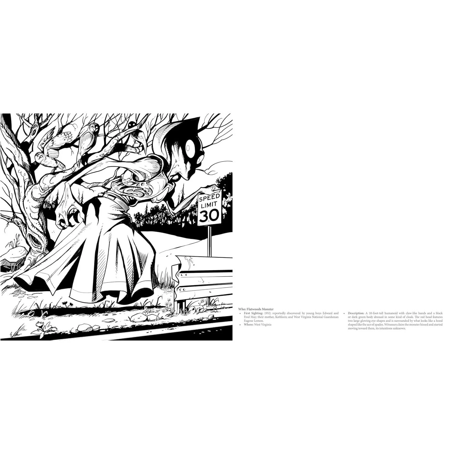 CRYPTID CREATURES COLORING BOOK - Image 4