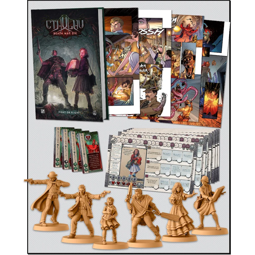 CTHULHU DEATH MAY DIE COMIC BOOK EXTRAS