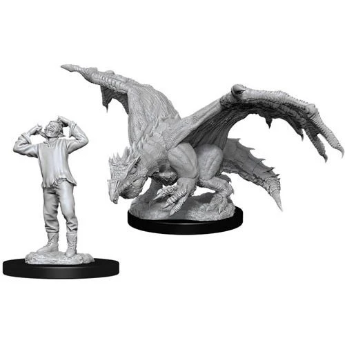 Nolzur's Green Dragon Wyrmling & Afflicted Elf