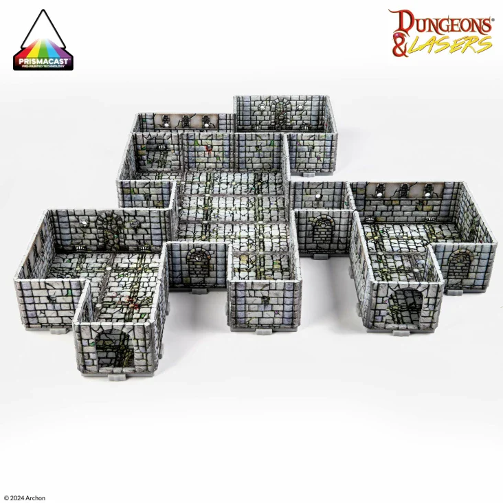 DUNGEONS & LASERS PRE-PAINTED FANTASY DUNGEON - Image 2