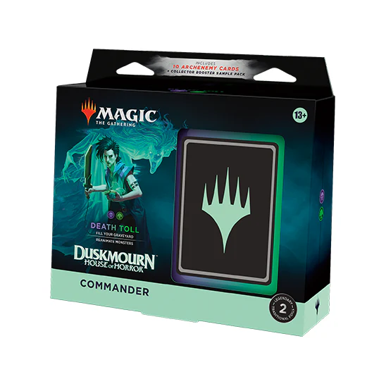 DUSKMOURN: HOUSE OF HORROR DEATH TOLL COMMANDER DECK