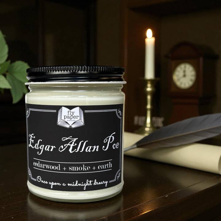 EDGAR ALLAN POE JAR CANDLE - Image 2