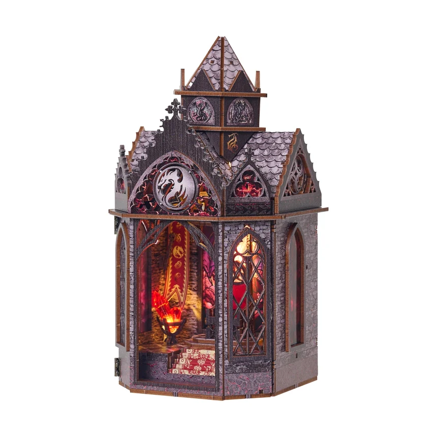 EMBER THRONE 3-D WOODEN MINIATURE BOOK NOOK KIT - Image 4