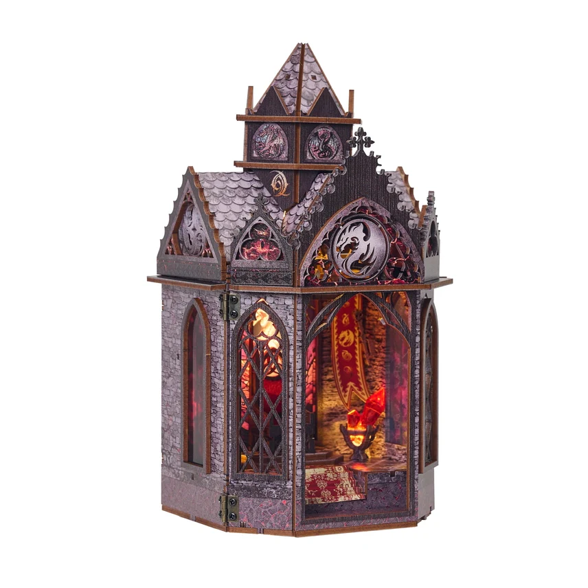 EMBER THRONE 3-D WOODEN MINIATURE BOOK NOOK KIT - Image 6