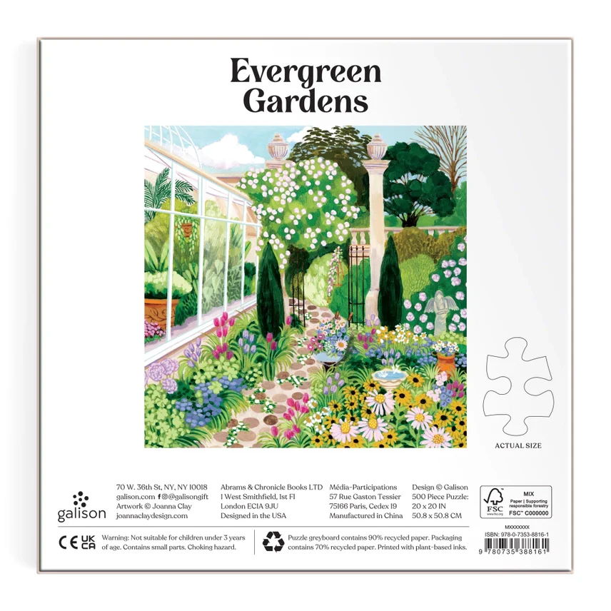 EVERGREEN GARDEN PUZZLE 500 PIECE - Image 3