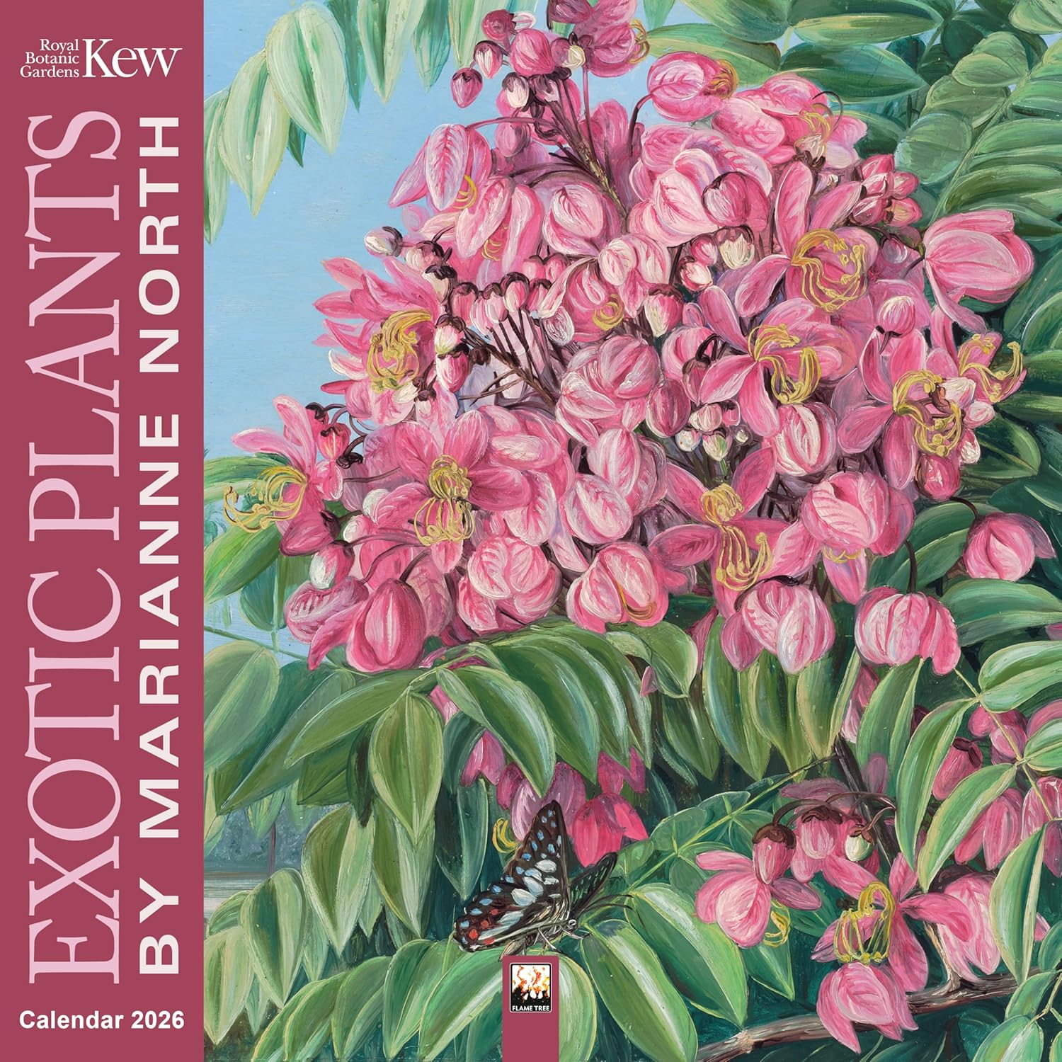 EXOTIC PLANTS WALL CALENDAR 2026