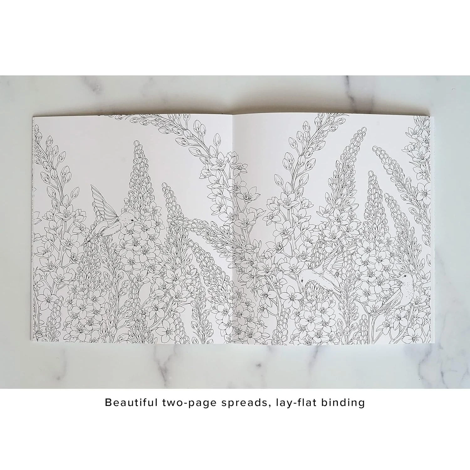 FLOWERSCAPE: A BOTANICAL COLORING BOOK - Image 2