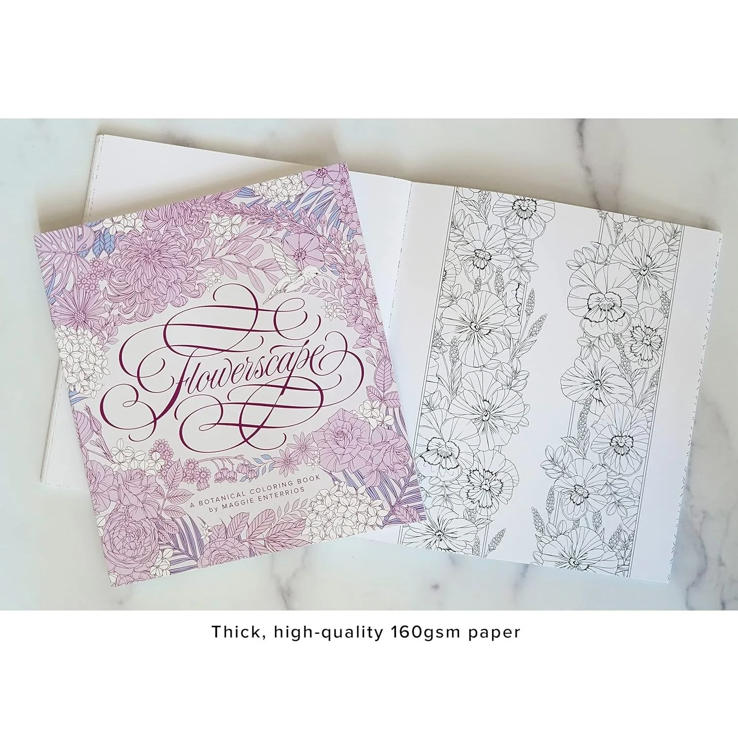 FLOWERSCAPE: A BOTANICAL COLORING BOOK - Image 3