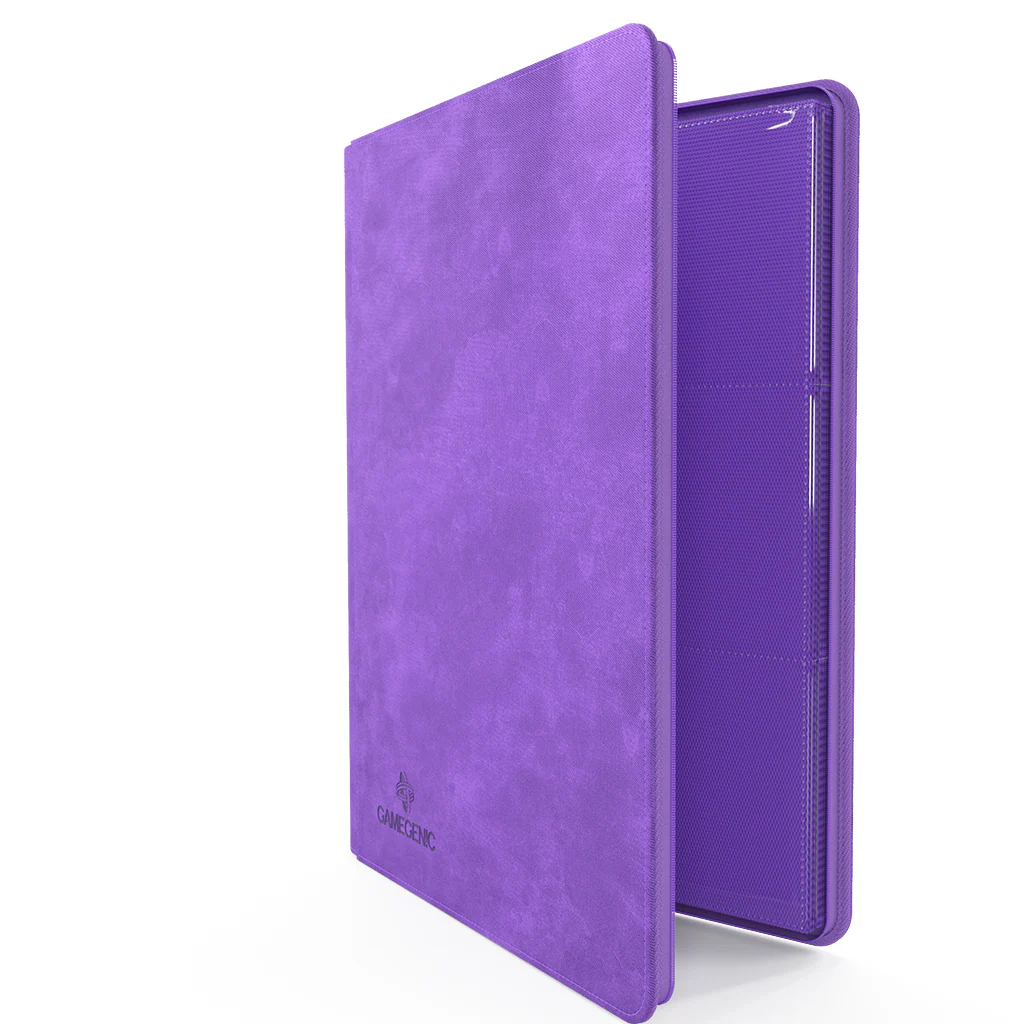 GAMEGENIC ZIP-UP ALBUM 18-POCKET PURPLE