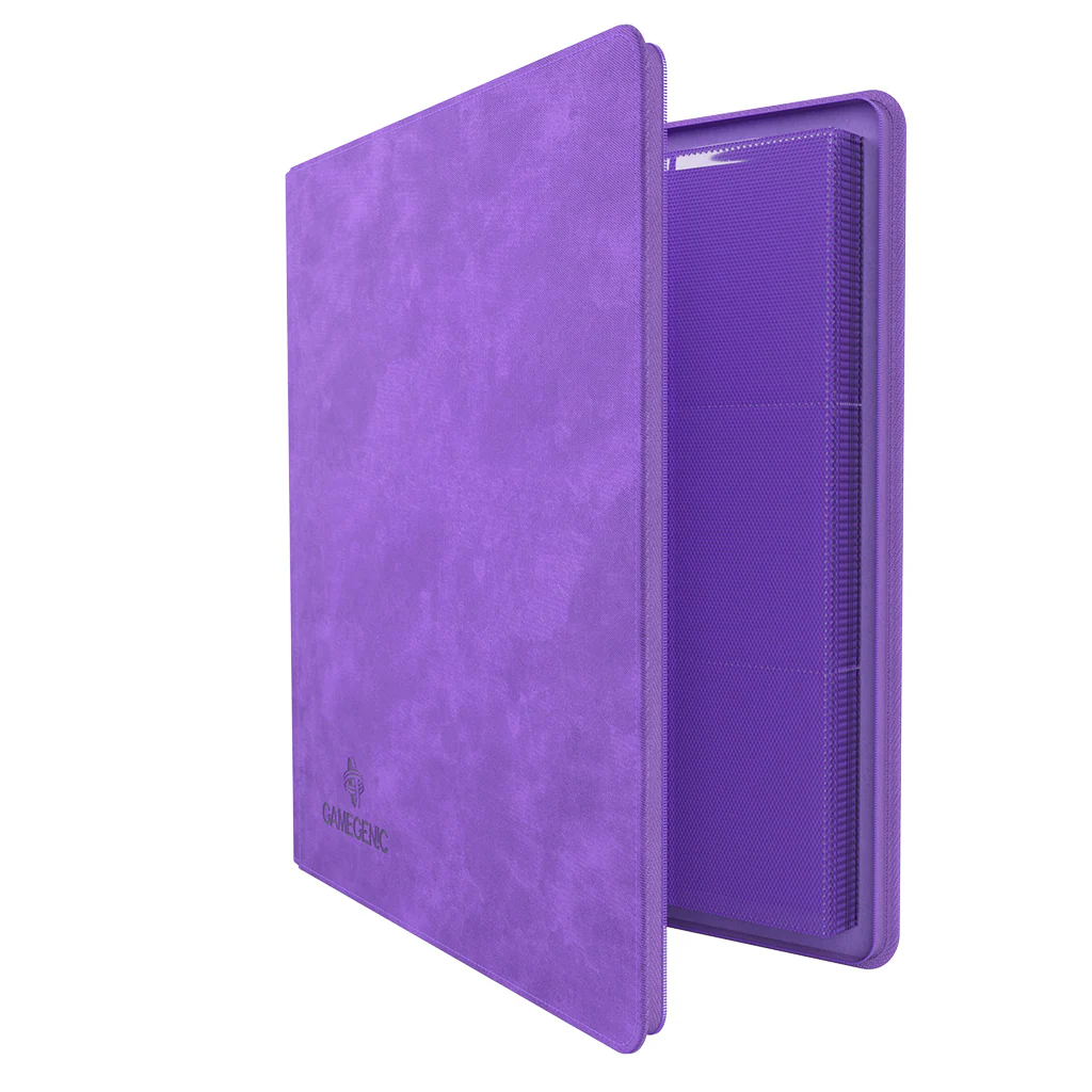 GAMEGENIC ZIP-UP ALBUM 24-POCKET PURPLE