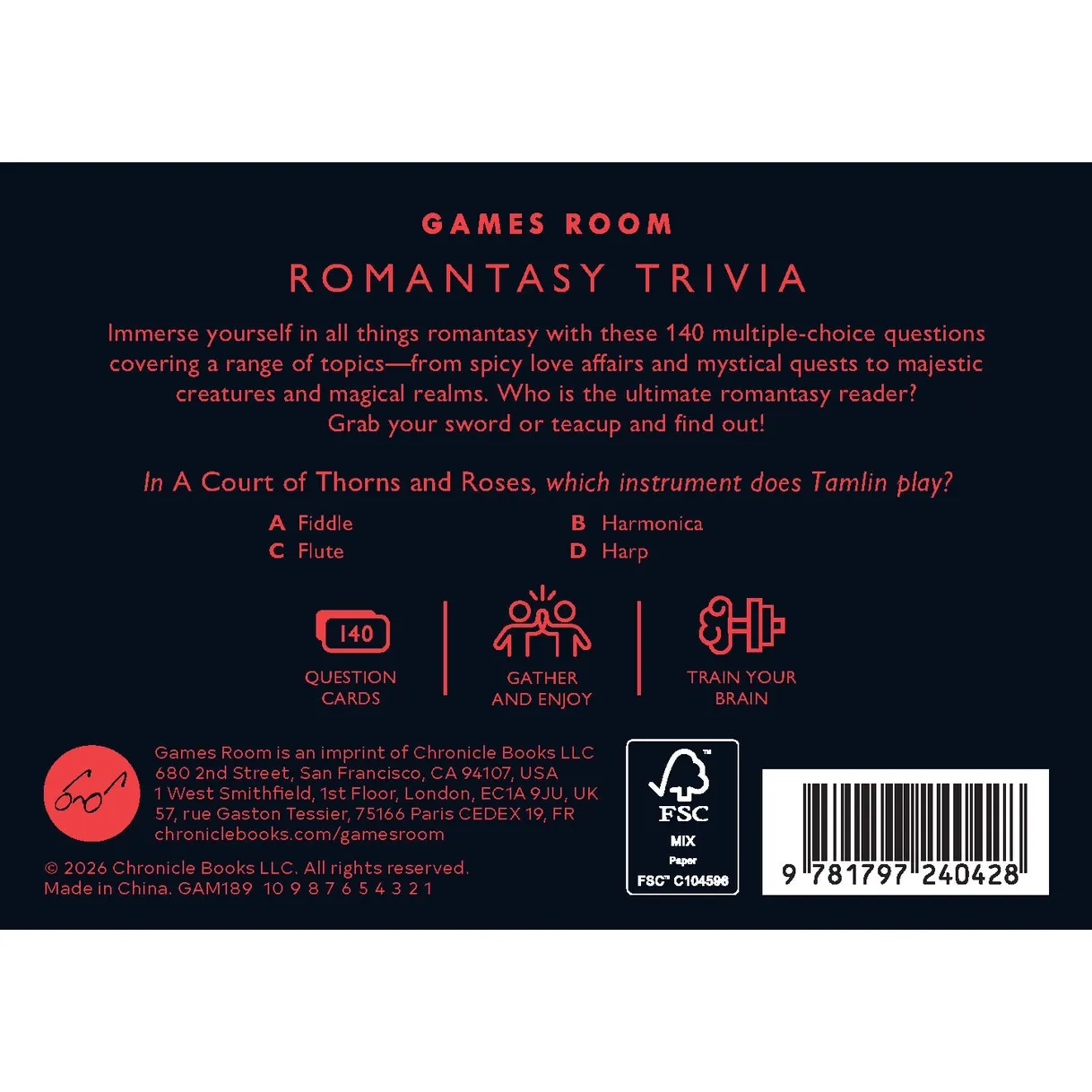 GAMES ROOM: ROMANTASY TRIVIA - Image 3