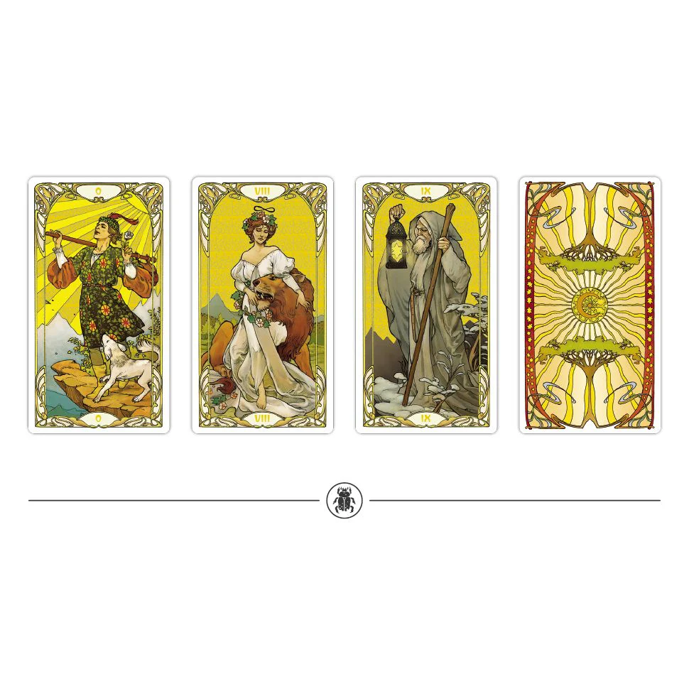 GOLDEN ART NOUVEAU TAROT - Image 3