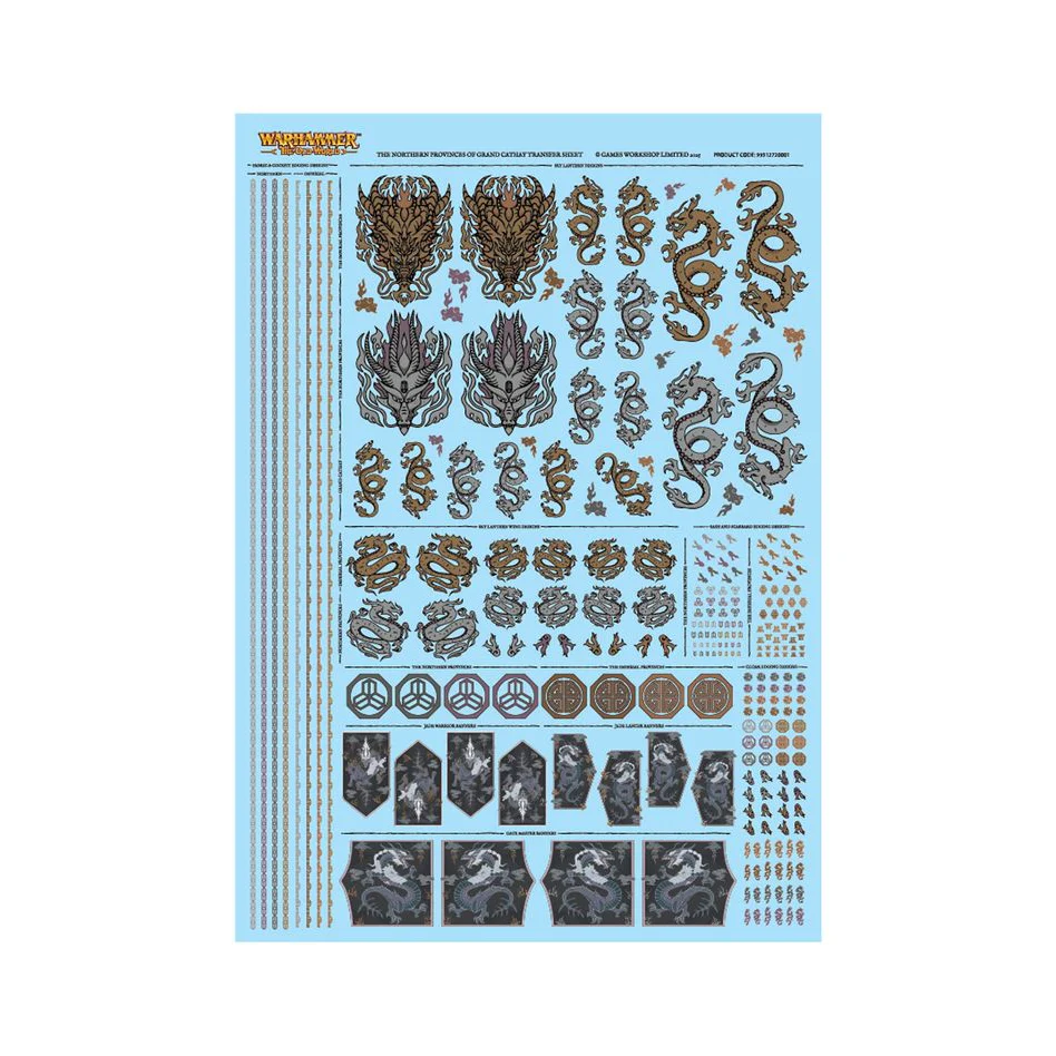 GRAND CATHAY NORTHERN PROVINCES TRANSFER SHEET