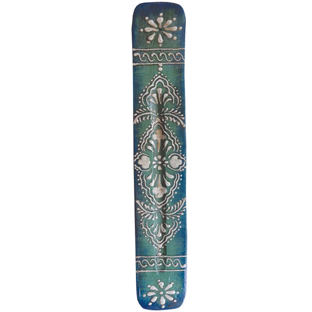 GREEN HENNA WOODEN INCENSE HOLDER