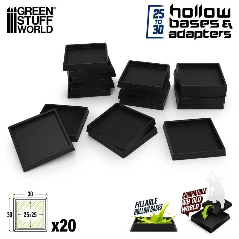 GSW 30MM HOLLOW SQUARE BASES - Image 2