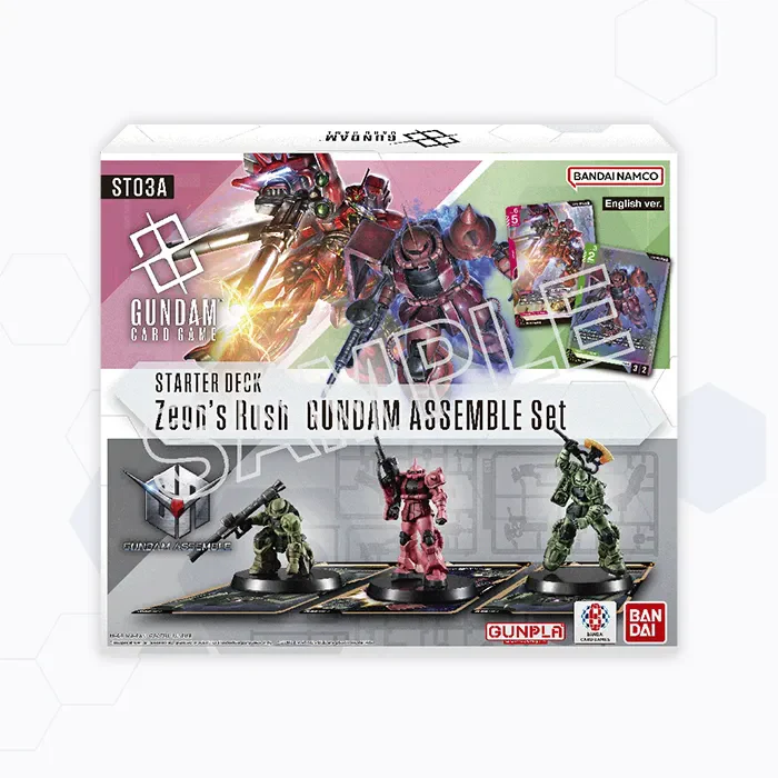 GUNDAM CARD GAME ZEON'S RUSH ASSEMBLE SET