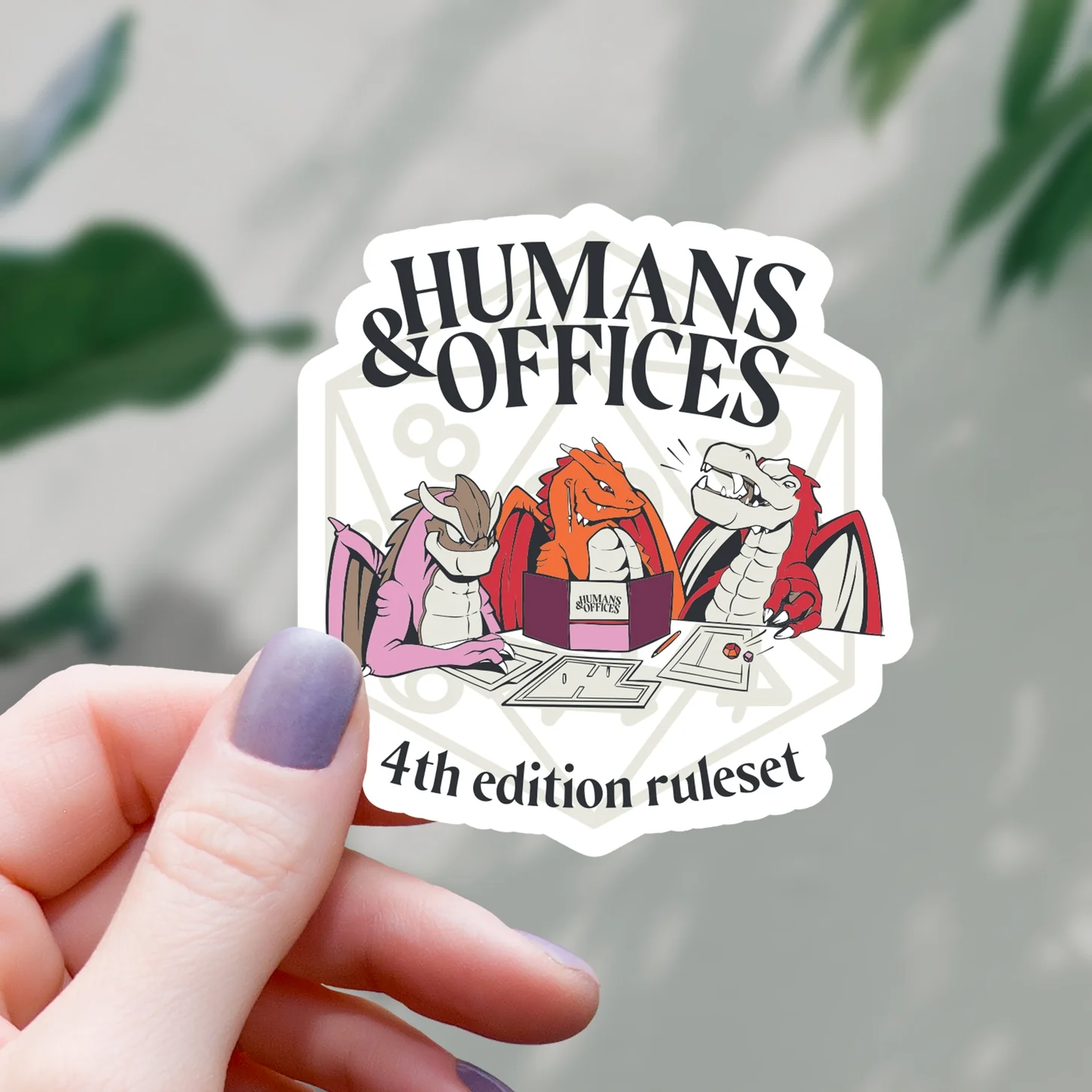 HUMANS AND OFFICES STICKER