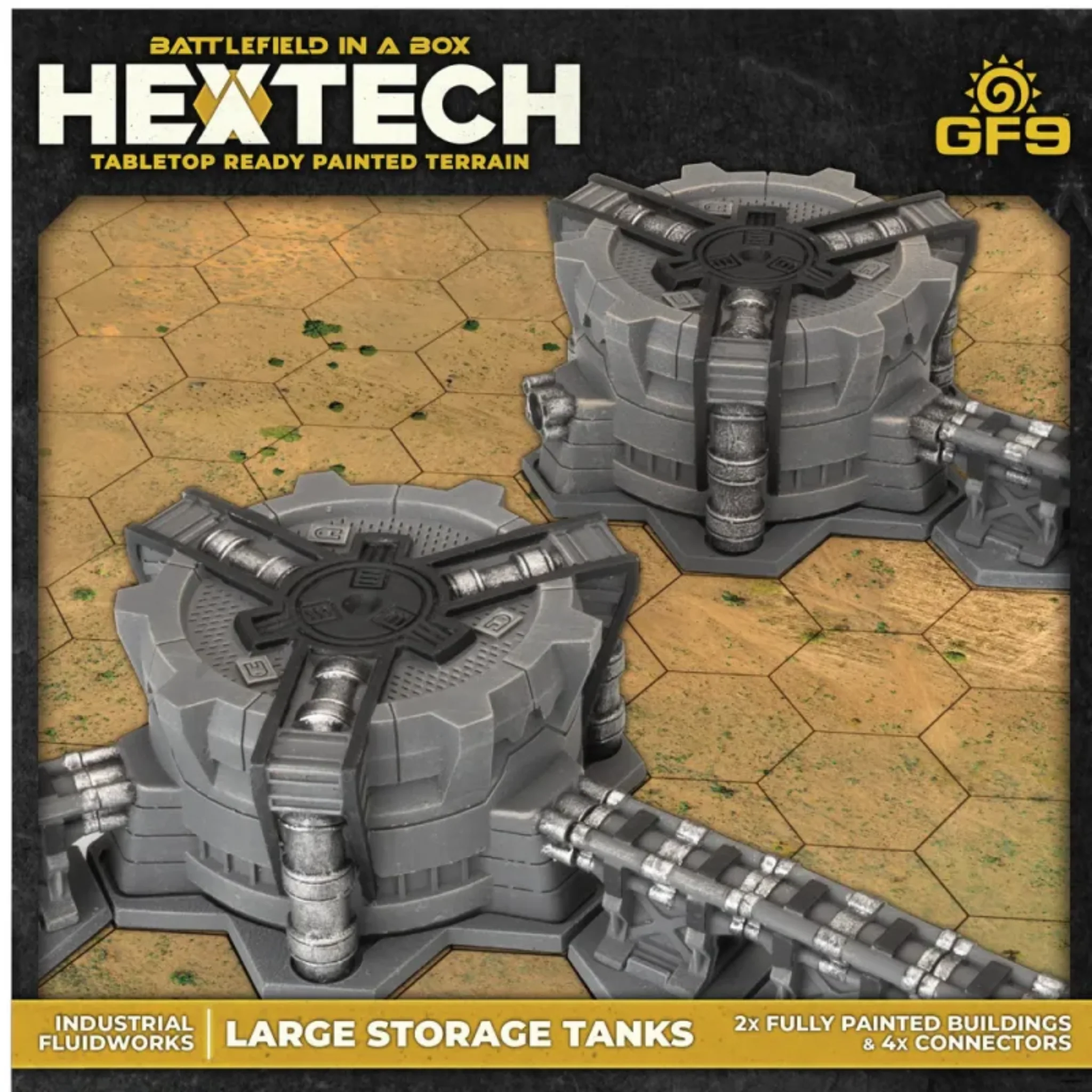 INDUSTRIAL FLUIDWORKS LARGE STORAGE TANKS (2)