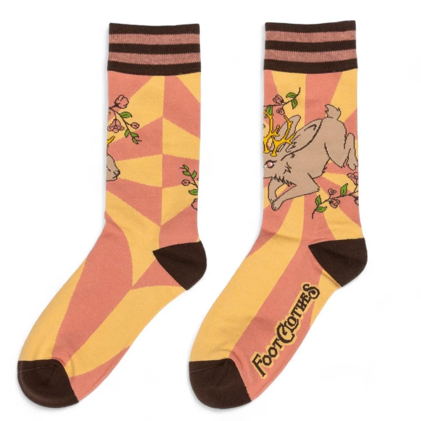 JACKALOPE CREW SOCKS BY FOOTCLOTHES - Image 2
