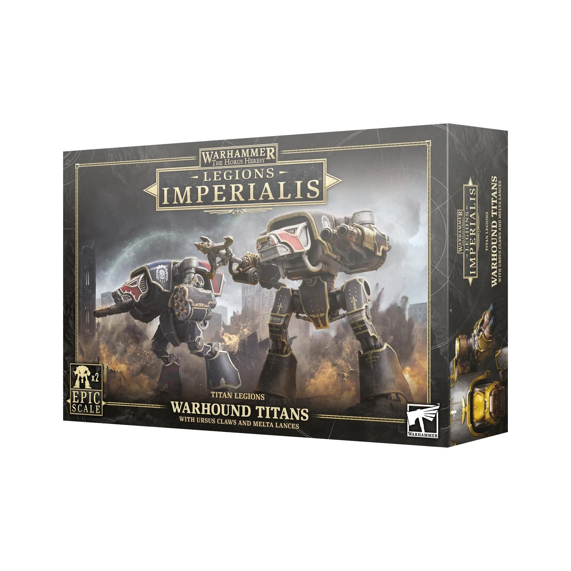 LEGIONS IMPERIALIS WARHOUND TITANS WITH URSUS CLAWS