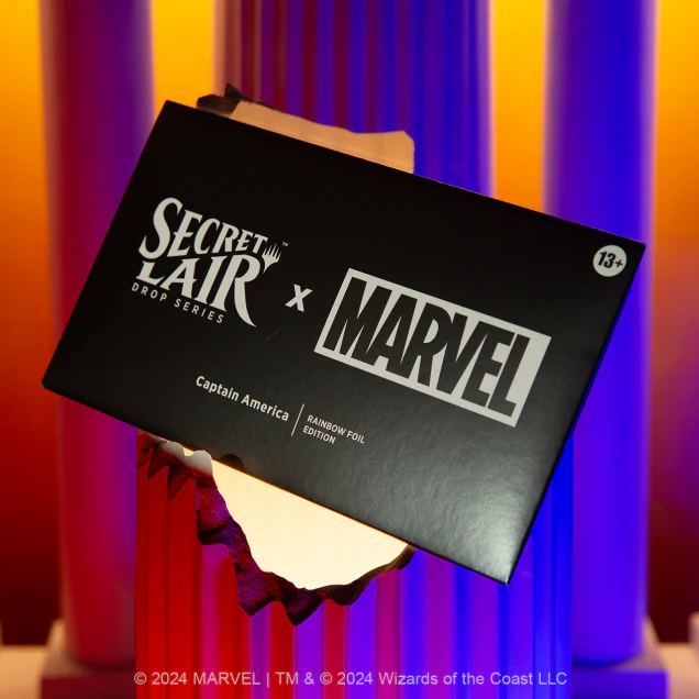 MAGIC THE GATHERING SECRET LAIR MARVEL'S CAPTAIN AMERICA FOIL - Image 2