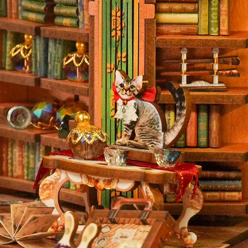 MAGICAL LIBRARY 3D PUZZLE BOOK NOOK KIT - Image 5
